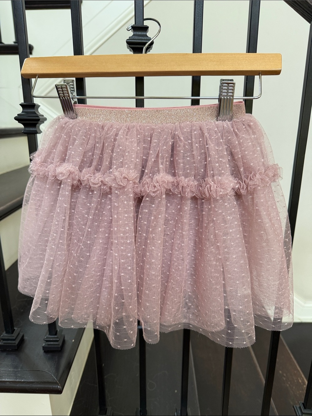 Jamie Kay Dusky Pink Tulle Ruffle Tutu Skirt